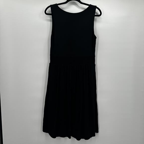 Sundance Dress Womens Small Black Sleeveless Tie Front Boho Rayon Spandex - Picture 4 of 9